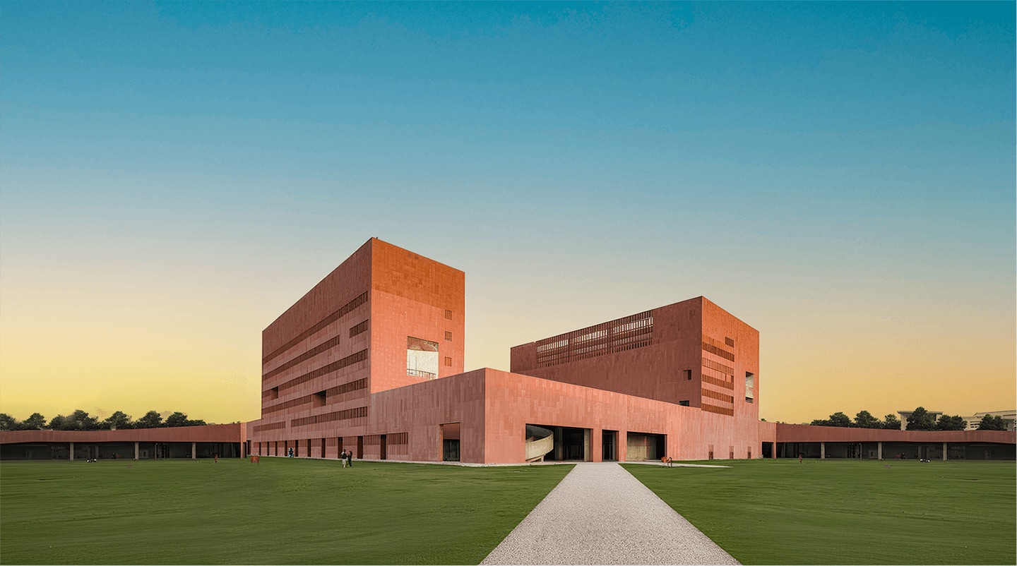 The TIET campus at dusk